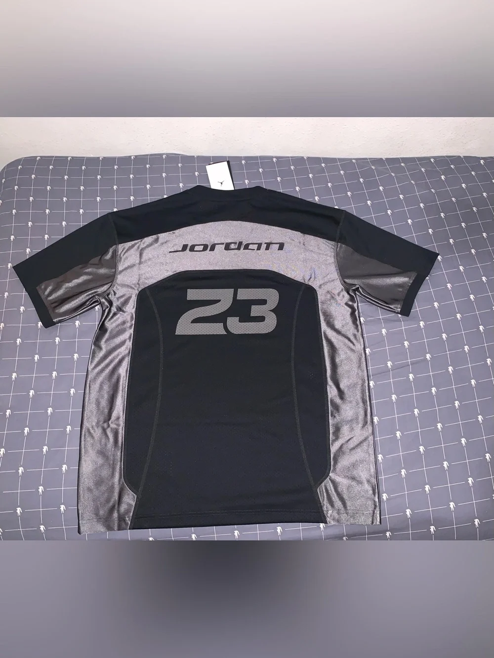 Jordan Flight Men's Jersey Top Black/Iron Grey IF1913-010 Size: Medium
